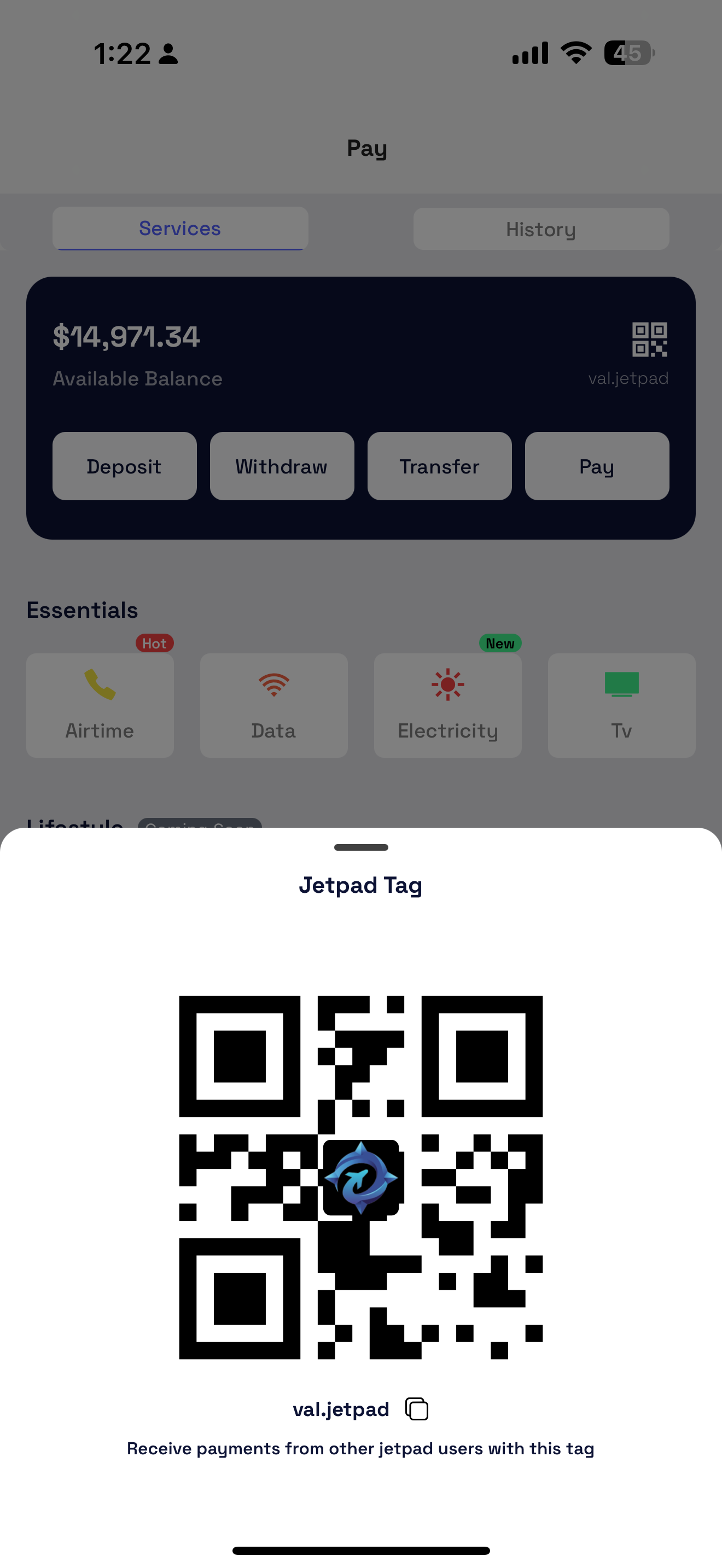 JetPad tag